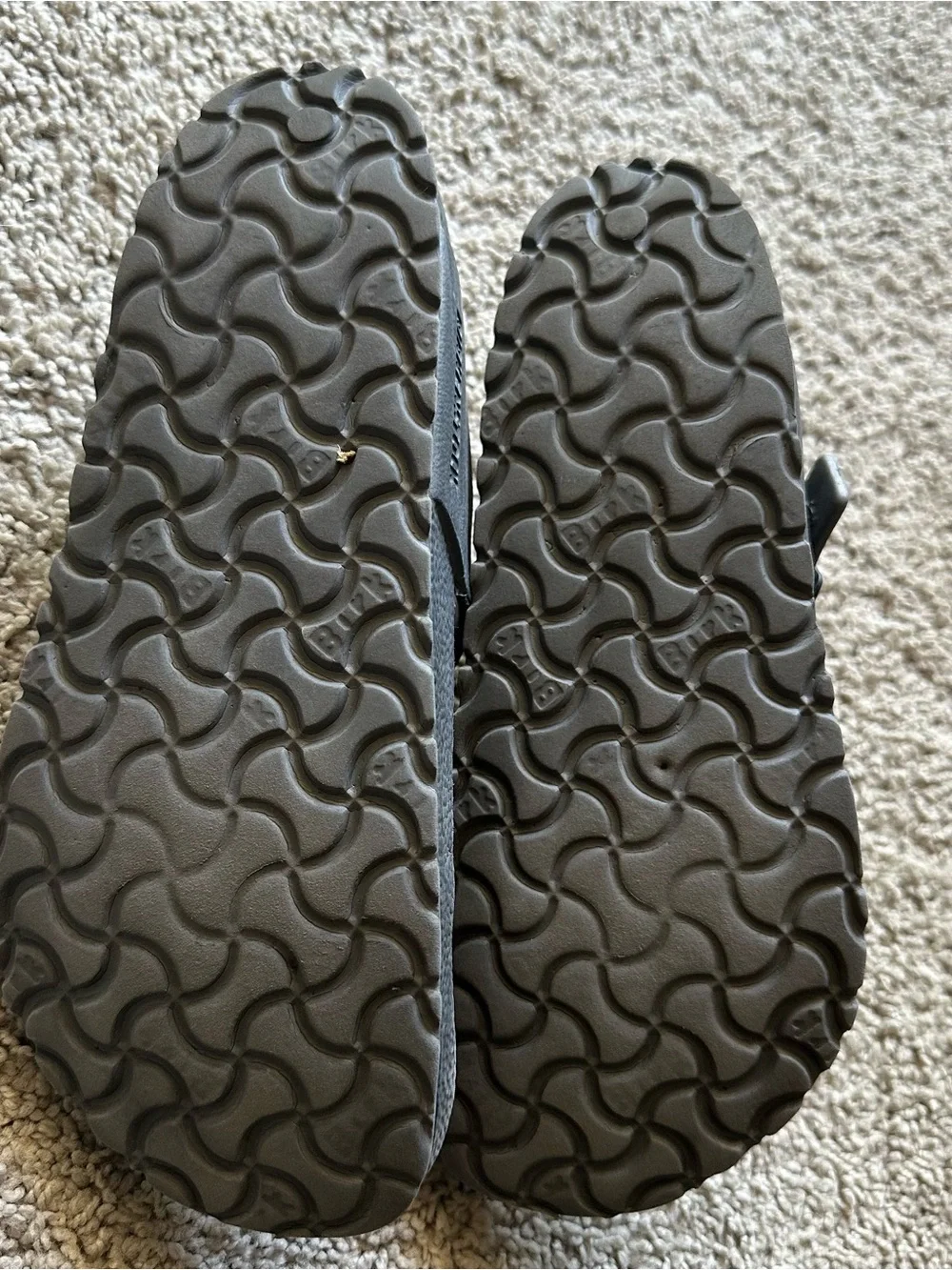 Birkenstock Gray Kids T-Strap Sandals